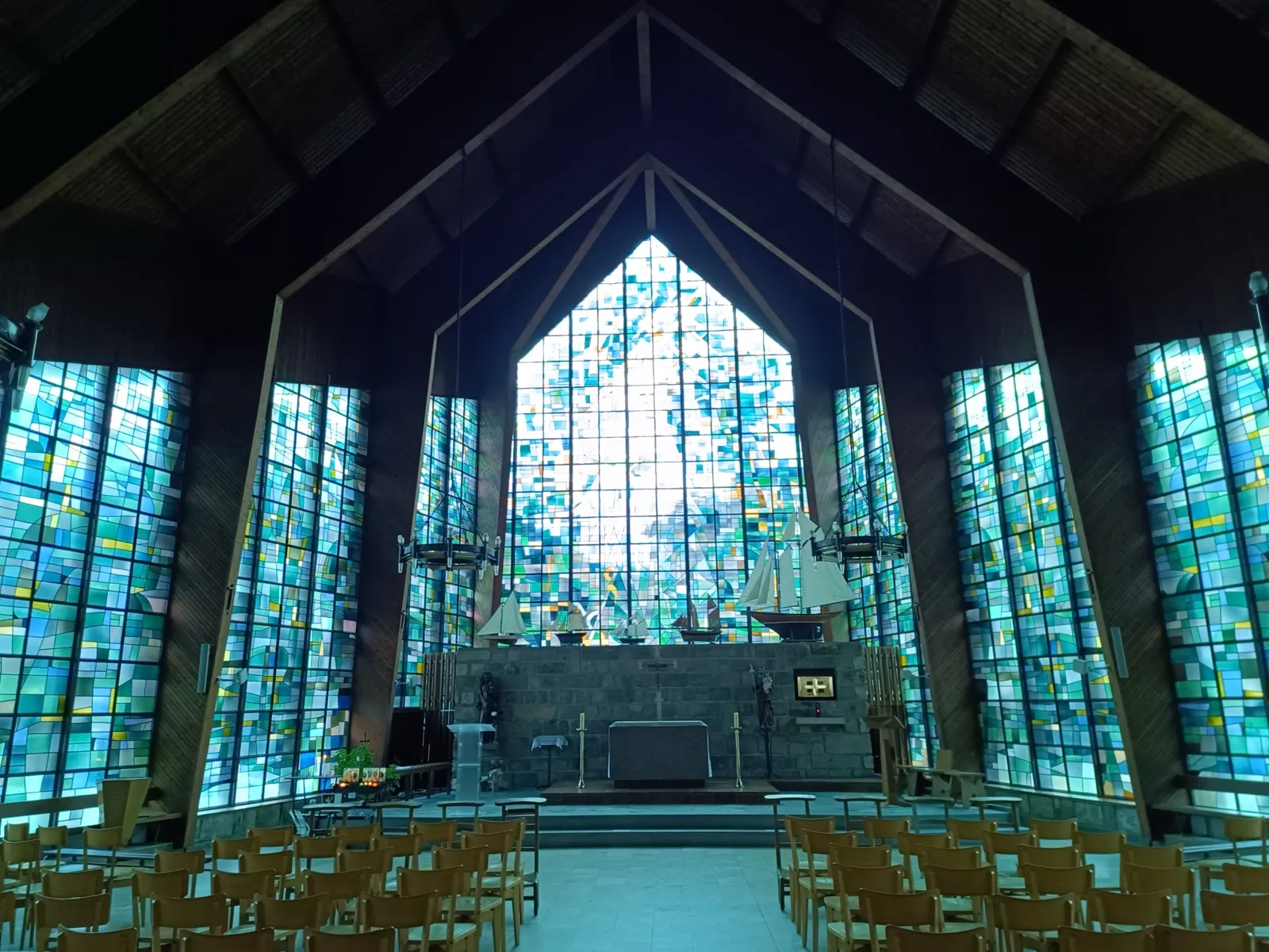 Chapelle Notre-Dame du Bon Port en état de dégradation avancée